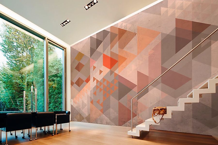 Architects Paper Fototapete »Atelier 47 Vintage Triangle 1«, 3D-Optik, Vlie günstig online kaufen