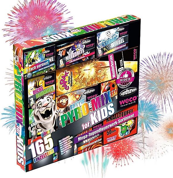 PYROHELD Geburtstagskerze Jugendfeuerwerk Set mit v. T. Silvesterartikeln - günstig online kaufen