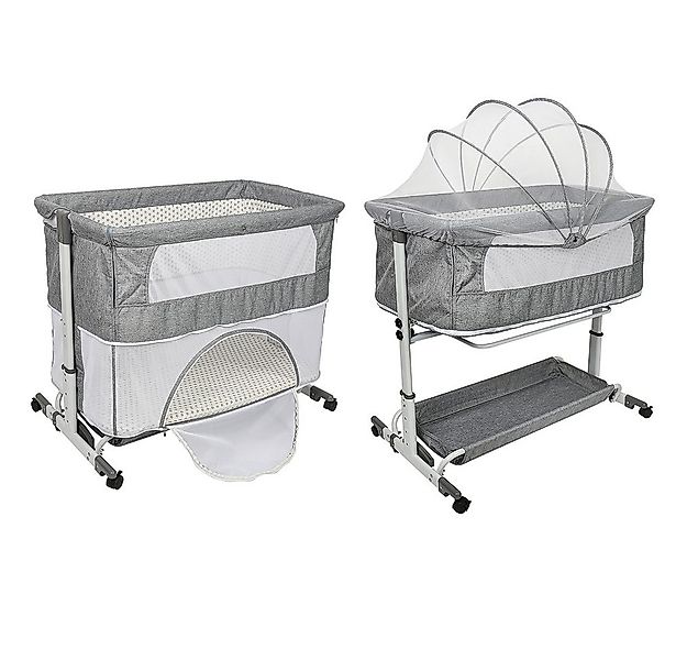 JEOBEST Beistellbett 3 in 1 Babybett, Beistellbett baby, Höhe und der Neigu günstig online kaufen