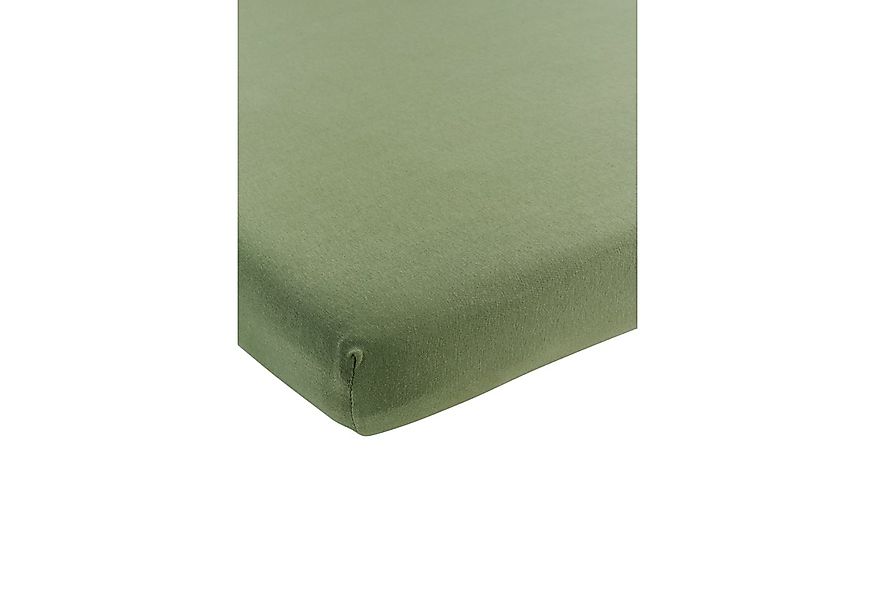 Meyco Baby Spannbettlaken Olive Green, Jersey, Gummizug: Rundum, (1 Stück), günstig online kaufen