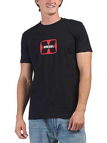 Diesel Rundhalsshirt Slim Fit Logo Shirt - T-DIEGOR-K47 günstig online kaufen