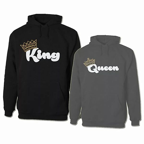 G-graphics Hoodie King & Queen (Partner- / Paar-Set, Einzelteile zum selbst günstig online kaufen