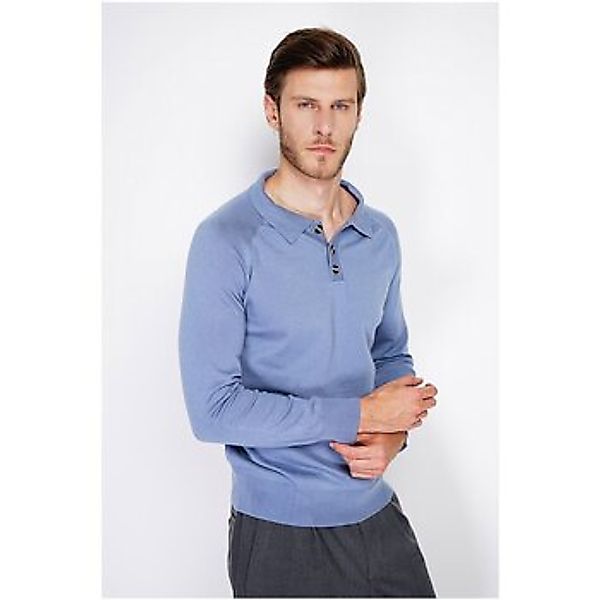 Le Cachemire Français  T-Shirts & Poloshirts CF-133_BLEU_JEANS günstig online kaufen