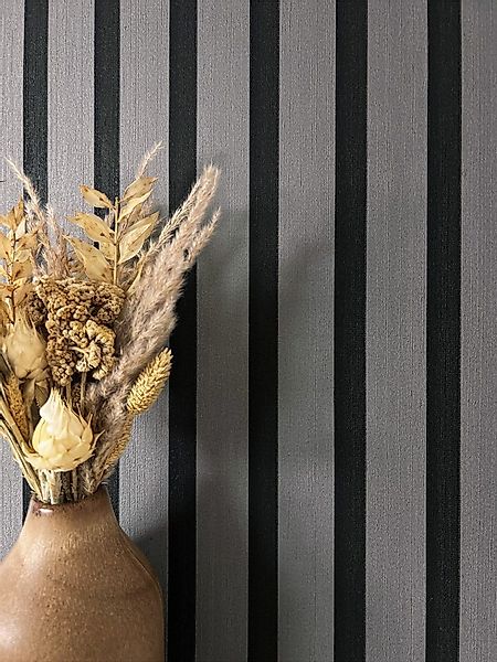 Newroom Vliestapete Berrin Grau Tapete Mustertapete Holzpaneele, Wandpaneel günstig online kaufen