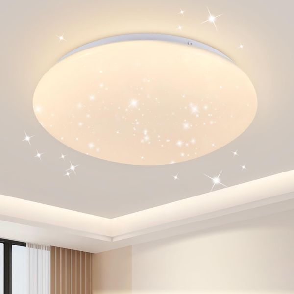 Nettlife LED Deckenleuchte Sternenhimmel Weiß Schlafzimmer günstig online kaufen