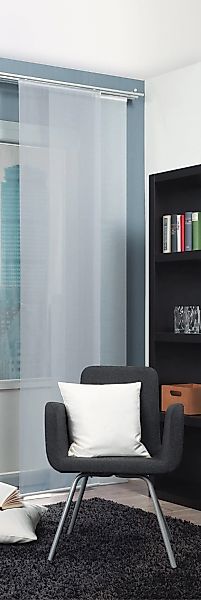 HOME WOHNIDEEN Schiebegardine "Oakland" Klettband 1 Stk. tlg. HxB: 245x60, günstig online kaufen