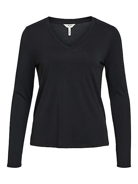 Object Langarmshirt OBJAnnie (1-tlg) Plain/ohne Details günstig online kaufen
