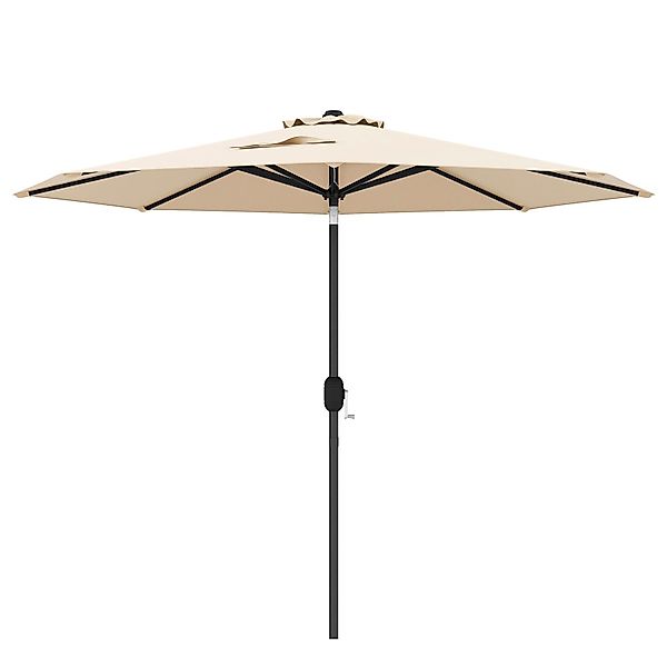 COSTWAY Sonnenschirm Ø270cm Balkonschirm, 30° neigbar, günstig online kaufen