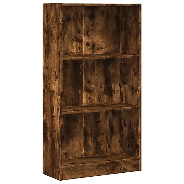 vidaXL Bücherregal Räuchereiche 60x24x109 cm Holzwerkstoff 857807 günstig online kaufen