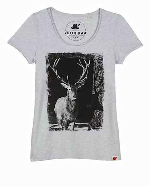 vronikaa Trachtenshirt Shirt Hirsch Damen Hirsch günstig online kaufen