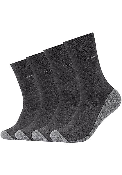 Camano Langsocken "ca-soft" 4 Stk. tlg. mit dezentem Logodruck günstig online kaufen