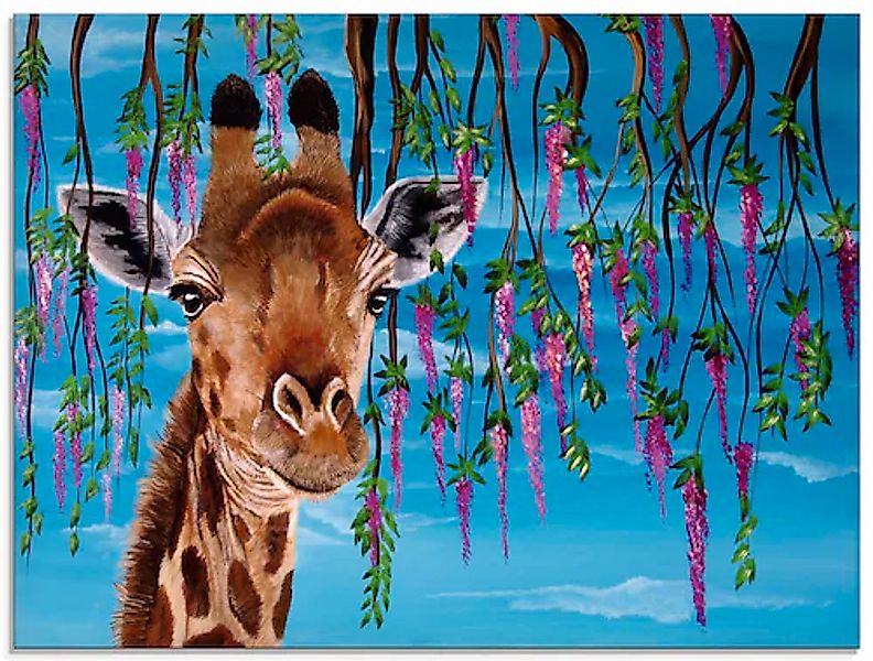 Artland Glasbild »Giraffe«, Wildtiere, (1 St.), in verschiedenen Größen günstig online kaufen