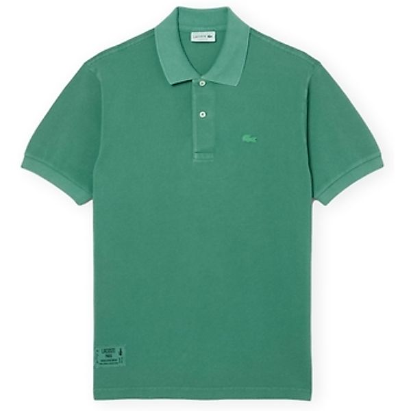 Lacoste  T-Shirts & Poloshirts Classic Fit L1212 Wash Effect Polo - Pine Gr günstig online kaufen