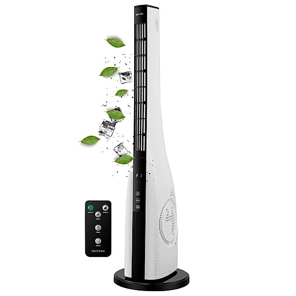 echos Turmventilator Eco-121, Fernbedienung, Oszillierend, 15h günstig online kaufen