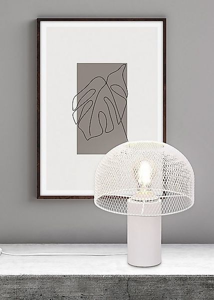 Leonique Tischleuchte Elenoire, ohne Leuchtmittel, Pilzlampe Tischlampe Sch günstig online kaufen