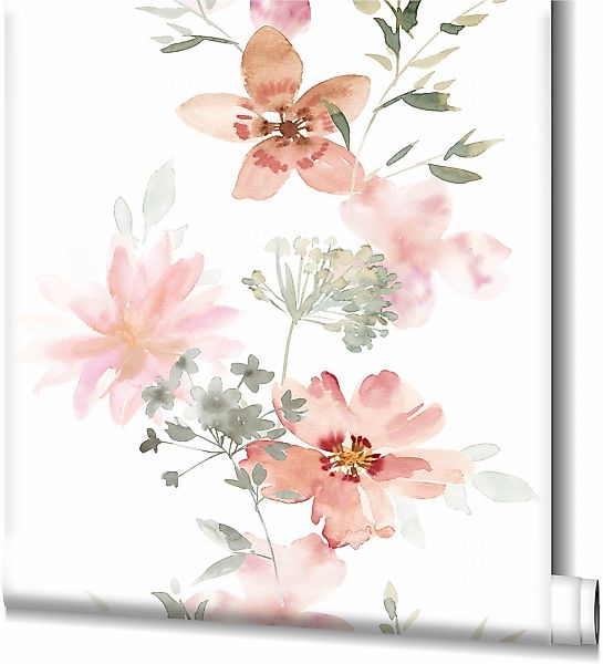 Marburg Vliestapete »Nature's Palette« botanisch moderne Tapete für Wohnzim günstig online kaufen