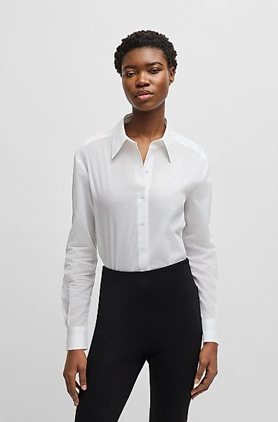 BOSS ORANGE Hemdbluse "Betulla Premium Damenmode", mit Rückenfalte günstig online kaufen