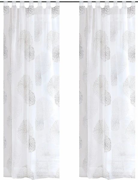 HOME WOHNIDEEN Vorhang »RAWLINS«, (2 St.), 2er Pack Schlaufenschal RAWLINS günstig online kaufen