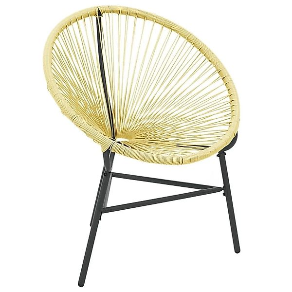 vidaXL Acapulco-Gartenstuhl Poly Rattan Beige 313139 günstig online kaufen