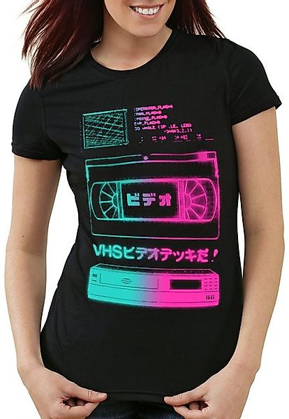 style3 T-Shirt VHS Tape videokassette vcr fernseher showview videorecorder günstig online kaufen