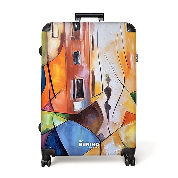 NoBoringSuitcases.com© Hartschalen-Trolley Abstrakt - Kunst - günstig online kaufen