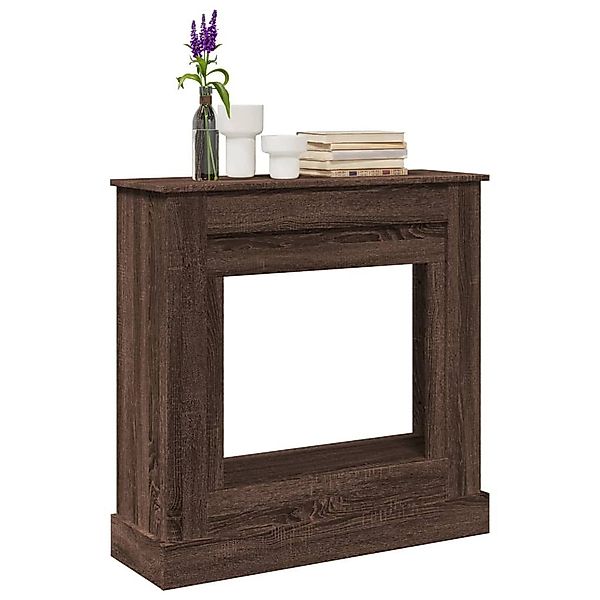 vidaXL Kaminumbauschrank Kaminumrandung Braun Eichen-Optik 90x30x90 günstig online kaufen