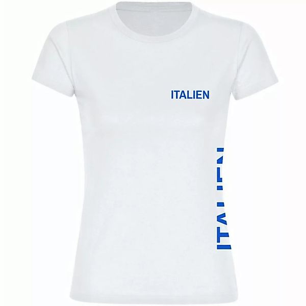 multifanshop T-Shirt Damen Italien - Brust & Seite - Frauen günstig online kaufen