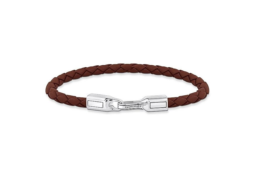 THOMAS SABO Silberarmband Unisex LederBraun Silber günstig online kaufen