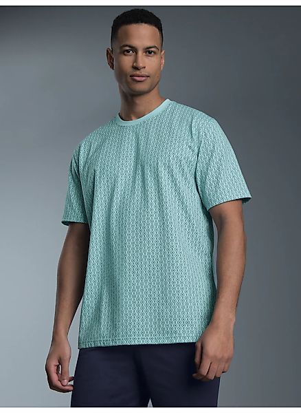 Trigema Schlafanzug "TRIGEMA T-Shirt mit Allover Vintage-Muster" 1 Stk. tlg günstig online kaufen