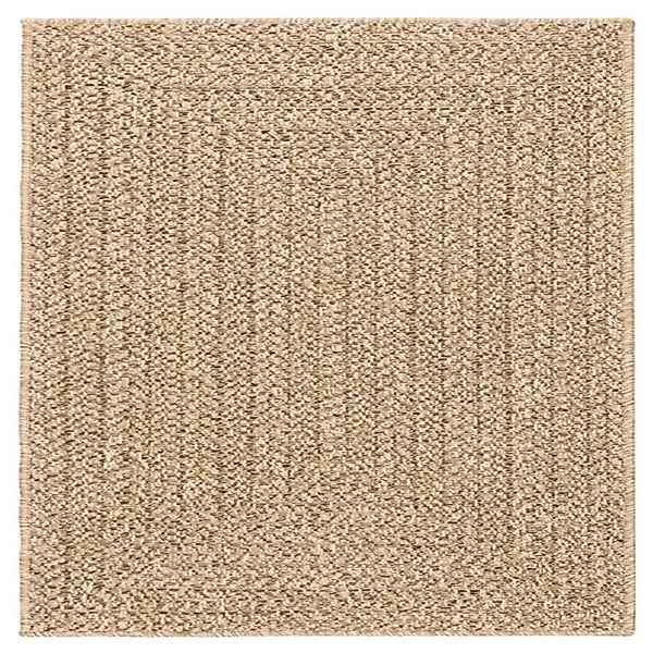 vidaXL Teppich ZIZUR 200x200 cm Jute-Optik Indoor und Outdoor 4006155 günstig online kaufen