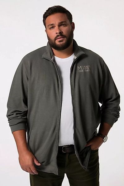 Men Plus Fleecejacke Men+ Sweatjacke Stehkragen Zipper bis 8 XL günstig online kaufen