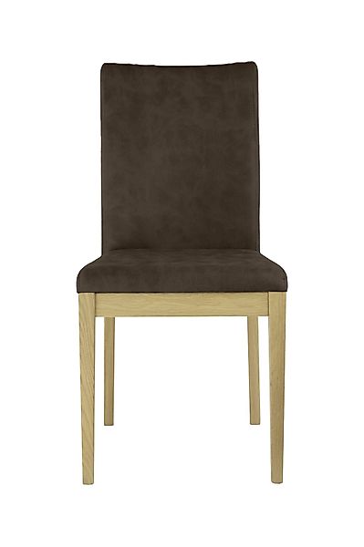 Home affaire 4-Fußstuhl »Dendres«, (Set), 2 St., Microfaser, Sitz und Rueck günstig online kaufen