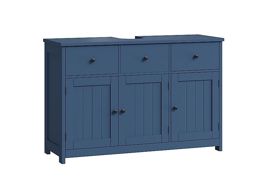 Homfa Waschbeckenunterschrank Unterschrank Badezimmerschrank mit 2 Schublad günstig online kaufen