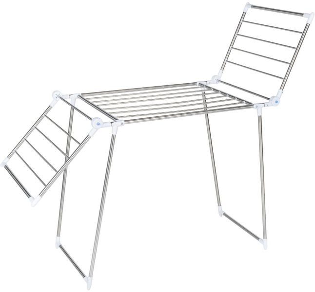 WENKO Wäscheständer "Modell Profi Plus" Flügel Wäschetrockner, Edelstahl, k günstig online kaufen