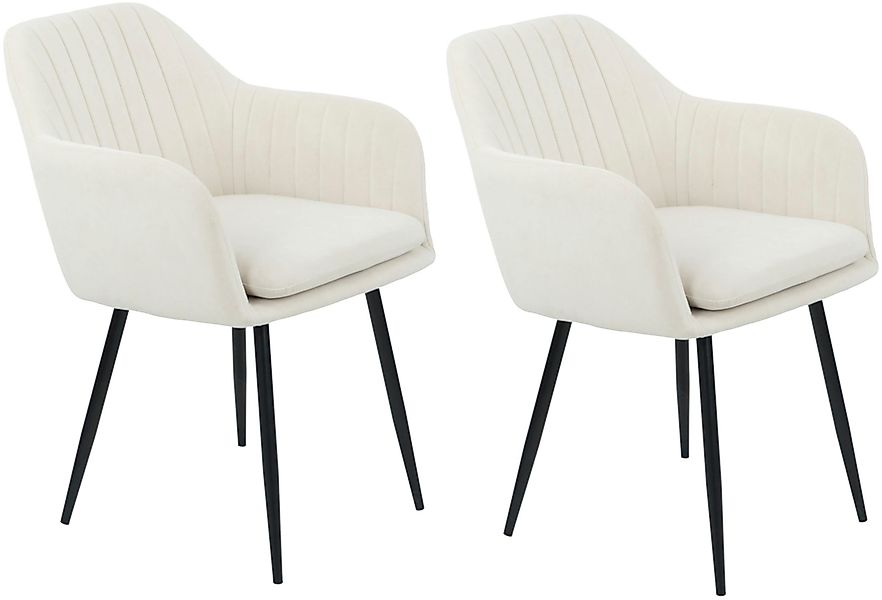 HELA Armlehnstuhl "CARLA" (Set) 2 Stk.bequemer Armlehnstuhl, Schalenstuhl günstig online kaufen