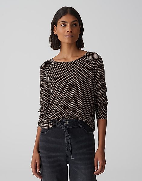OPUS Langarmshirt Printshirt SUTHA AOP Regular günstig online kaufen