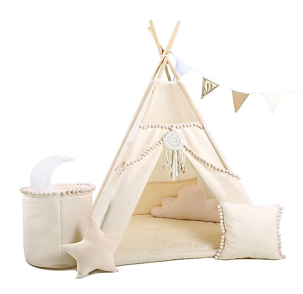 Rainbow Kids Tipi-Zelt Kinderzelt Spielzelt Teepee günstig online kaufen