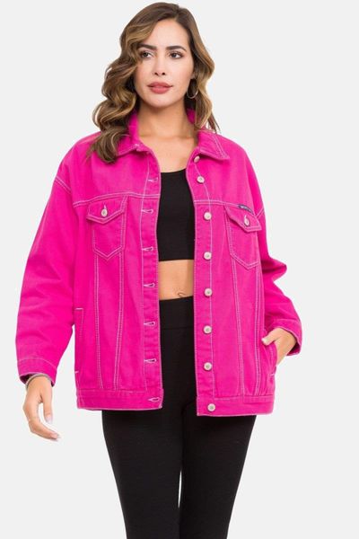 Cipo & Baxx Jeansjacke "Jeansjacke" ohne Kapuze mit stylischen auffälligen günstig online kaufen