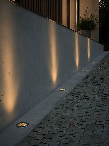 Nordlux Pollerleuchte Andor, ohne Leuchtmittel, Bodeneinbaustrahler günstig online kaufen
