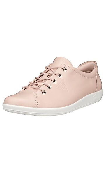 Ecco Soft 2.0 Tie (leichte und flexible Sohle) hellrosa Damen Sneaker günstig online kaufen