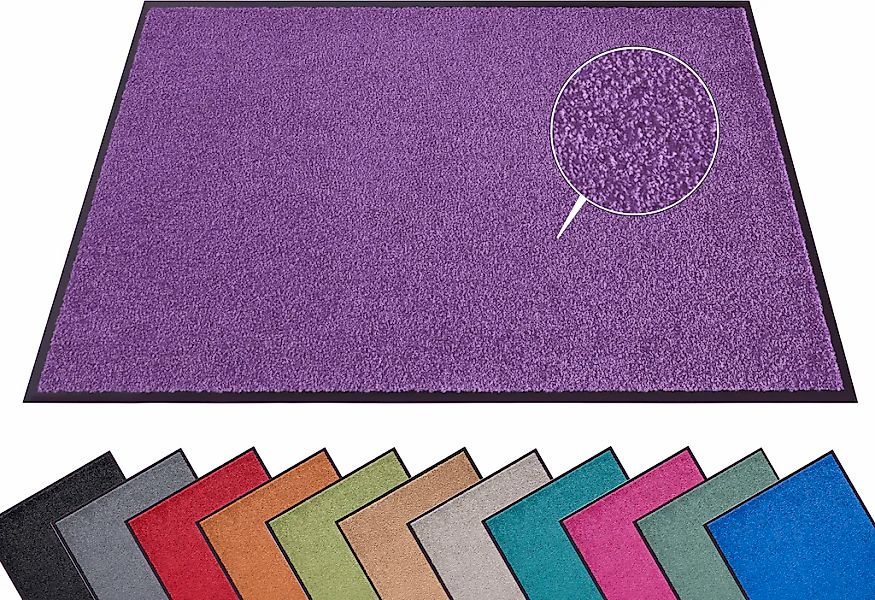 HANSE Home Fußmatte "Wash & Clean" rechteckig 7 mm Höhe Schmutzfangmatte, T günstig online kaufen