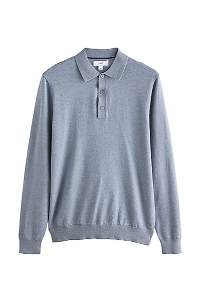 Next Langarm-Poloshirt Langärmeliges Regular Fit Poloshirt günstig online kaufen