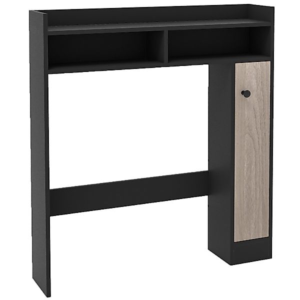 COSTWAY Badregal Toilettenschrank, Holz, mit verstellbaren günstig online kaufen