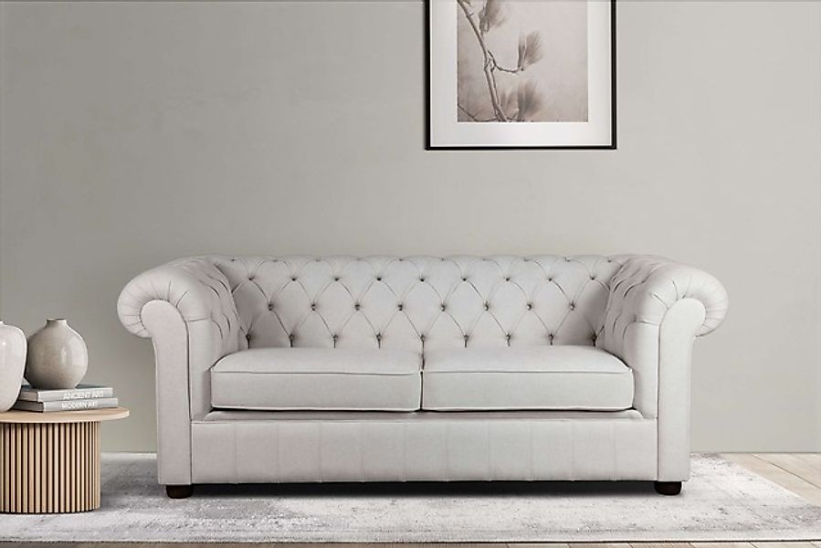 Home affaire 3-Sitzer »CHARENTE, optionale Schlafsofa, Chesterfield-Sofa, B günstig online kaufen