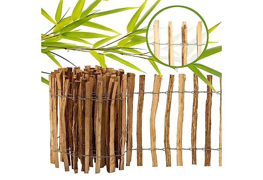 BooGardi Staketenzaun Gartenzaun Haselnuss imprägniert, (50 cm hoch Länge 5 günstig online kaufen