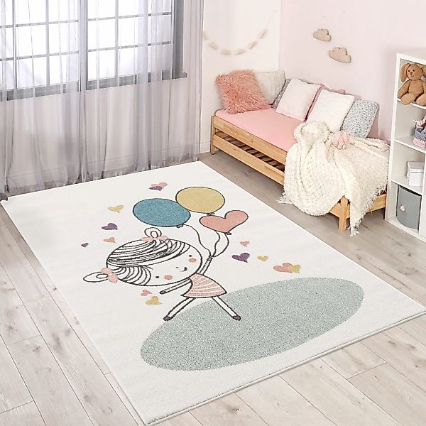 Carpet City Kinderteppich "Anime9393" rechteckig 11 mm Höhe Spielteppich, M günstig online kaufen