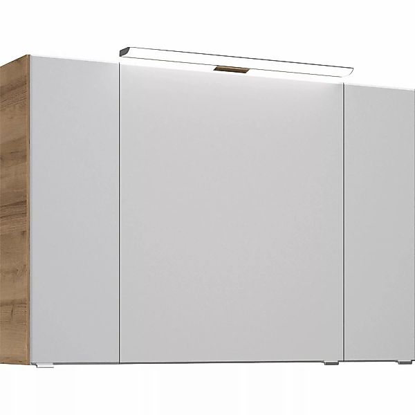 Pelipal Spiegelschrank Trentino Riviera Eiche quer Nachbildung 105 cm günstig online kaufen