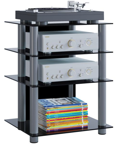 VCM TV-Rack Hifi Möbel Rack Alu günstig online kaufen