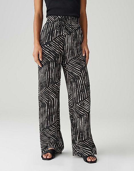 OPUS Stoffhose MAROU PALM LEAVES mit Komfortbund günstig online kaufen