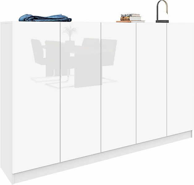 borchardt Möbel Schuhschrank "Vaasa, Schuhregal 5-türig mit 18 verstellbare günstig online kaufen